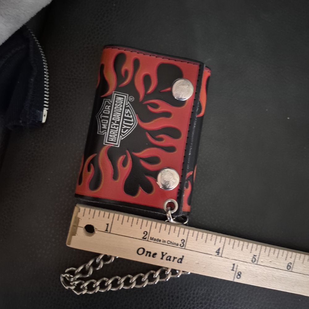 Harley-Davidson Black and Orange Flame Money Clip - Picture 6 of 8